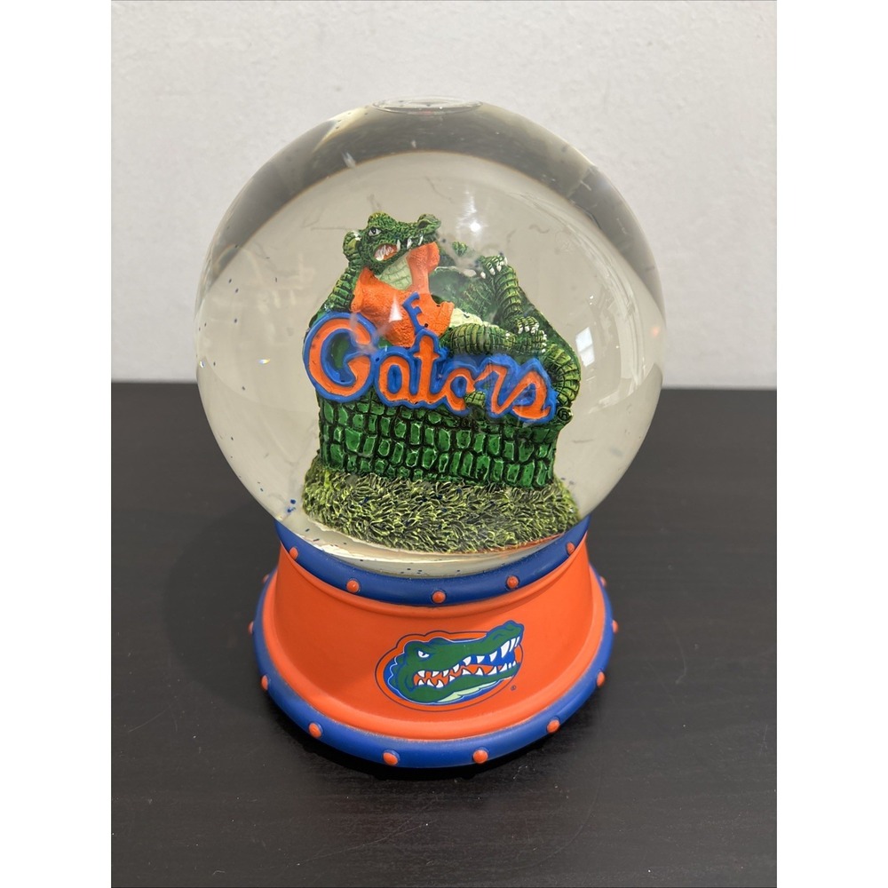 Vintage Sankyo University Of Florida Gators Musical Water Snow Globe Working!